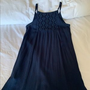 Kendall and Kylie navy halter neck sundress